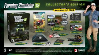 Farming Simulator 25 announced, with a collector's edition that includes a 'USB ignition lock' that lets you turn a real key to start your virtual tractors