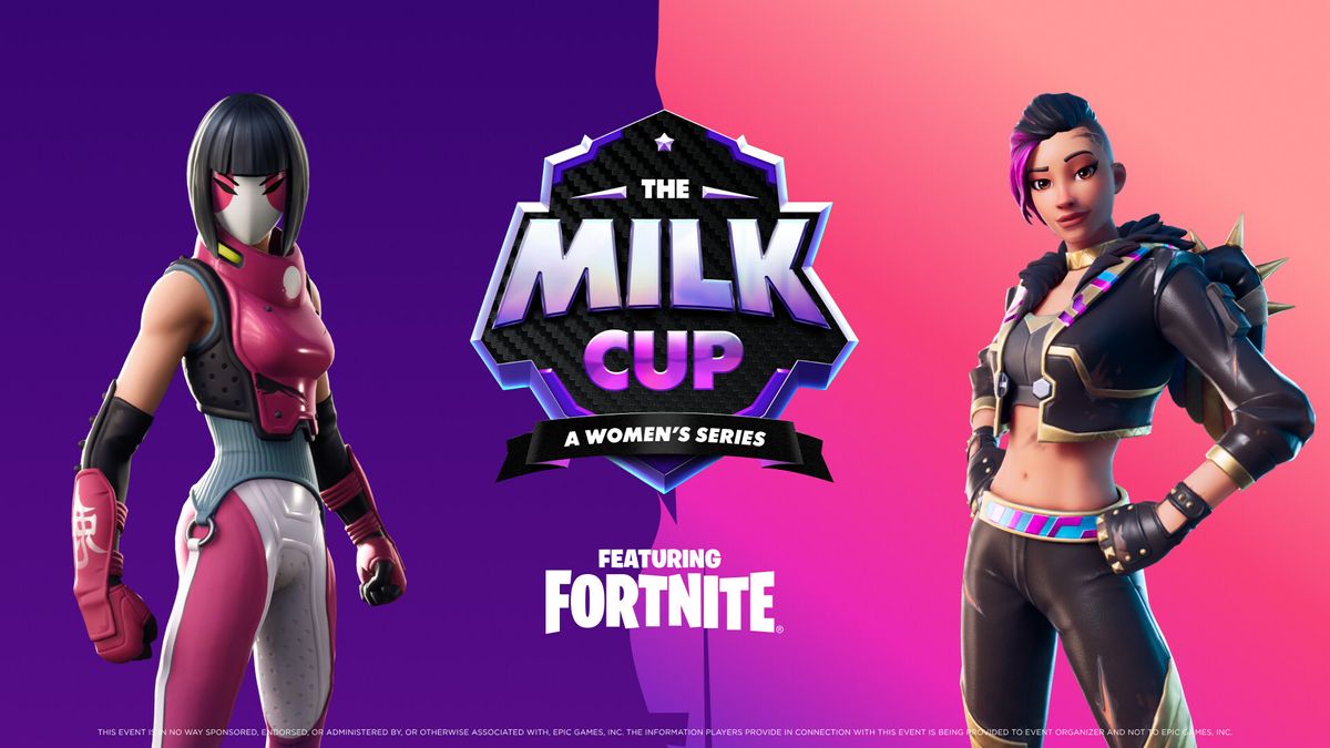 A dairy-sponsored women's Fortnite tournament called 'The Milk Cup' is awarding 'the largest women's esports prize pool in North America' this year