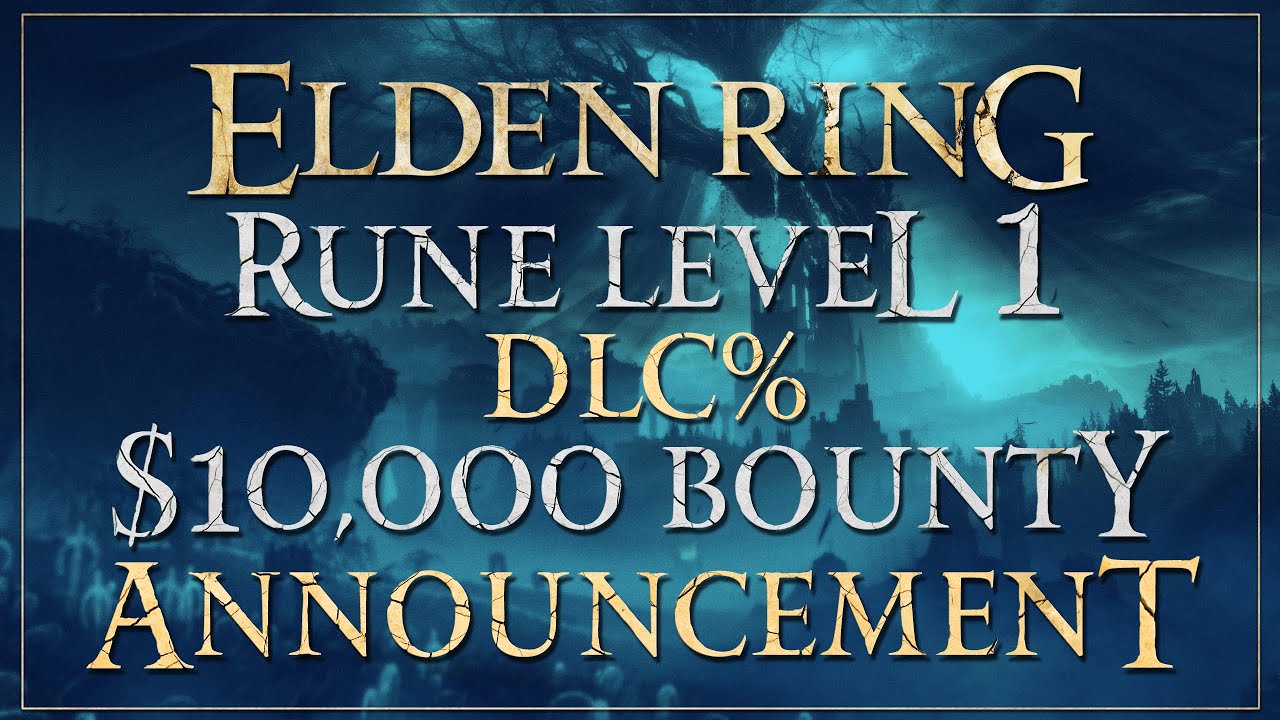 An Elden Ring speedrunner has a $10,000 reward for the fastest Shadow of the Erdtree completion at level 1 with limited Scadutree levels and DLC weapons only