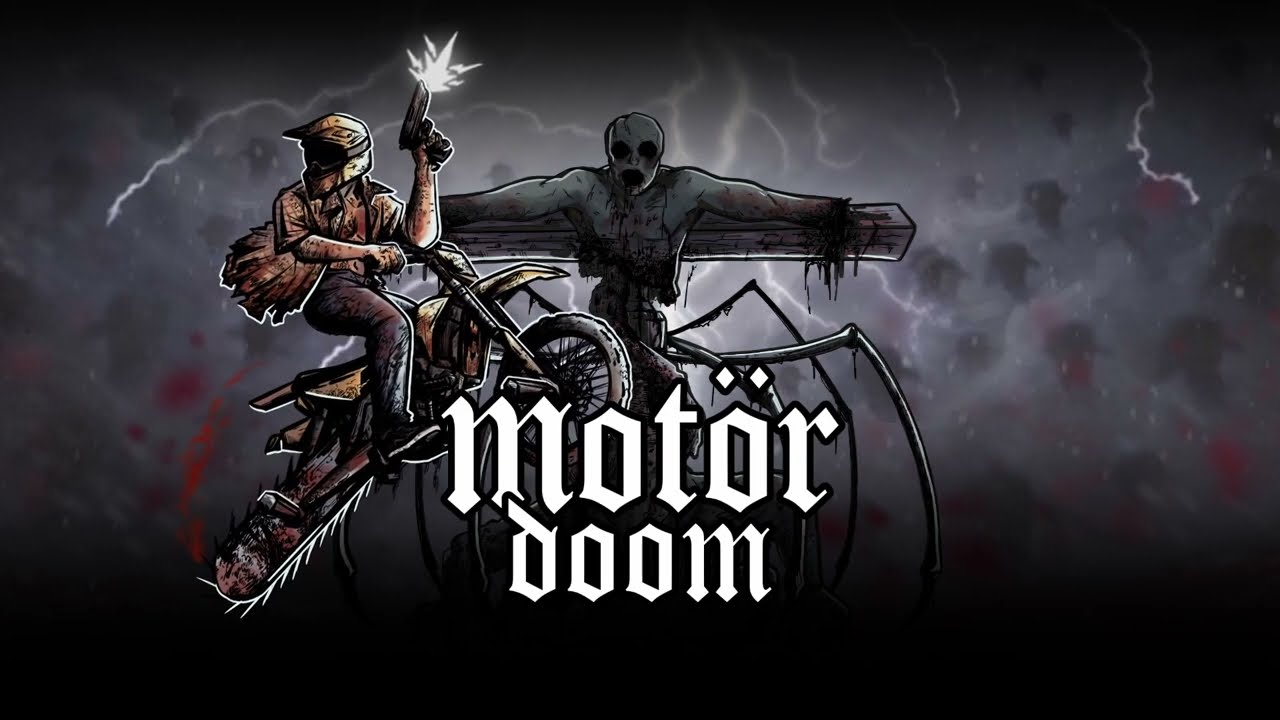 Motordoom is a 'freestyle-sports roguelite horde shooter' about skeletons on motorcycles