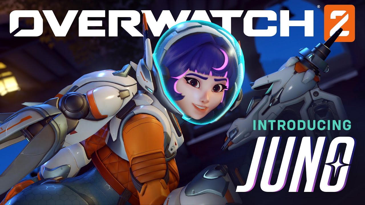 Overwatch 2's new support hero Juno joins the roster in August, but you can play her for free this weekend