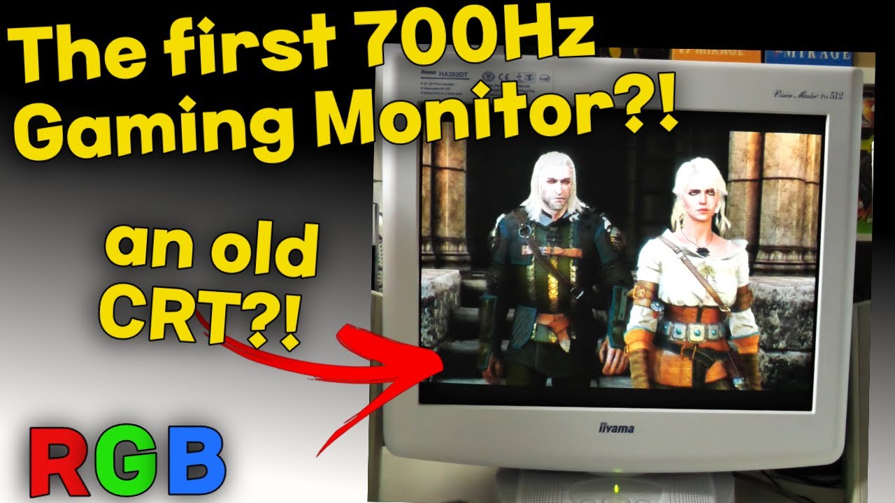 This is not a typo: The world's fastest gaming monitor may well be this ancient IIyama CRT unit, pushed to 700 Hz at a glorious 120p resolution