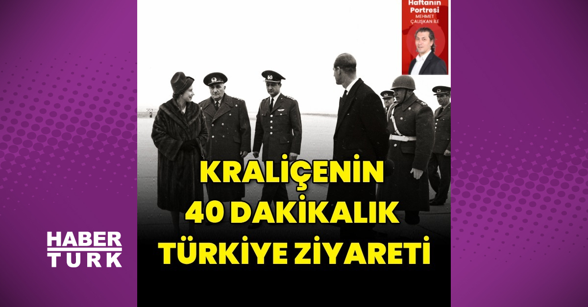 40 dakikalık Türkiye ziyareti