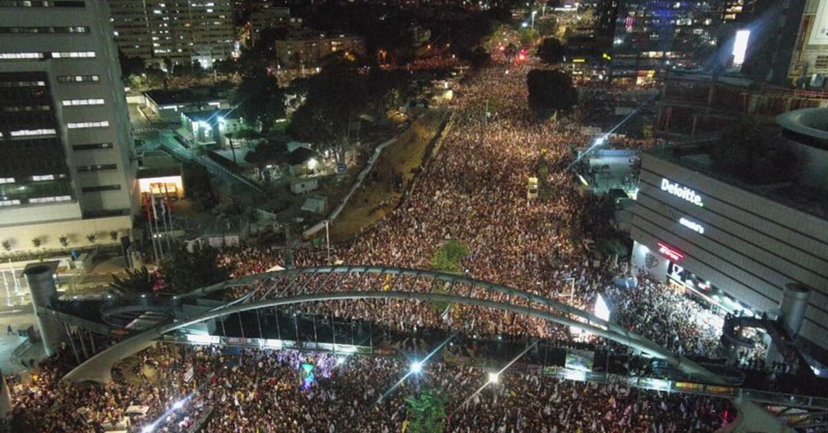 500 bin kişi katıldı! İsrail'de büyük protesto