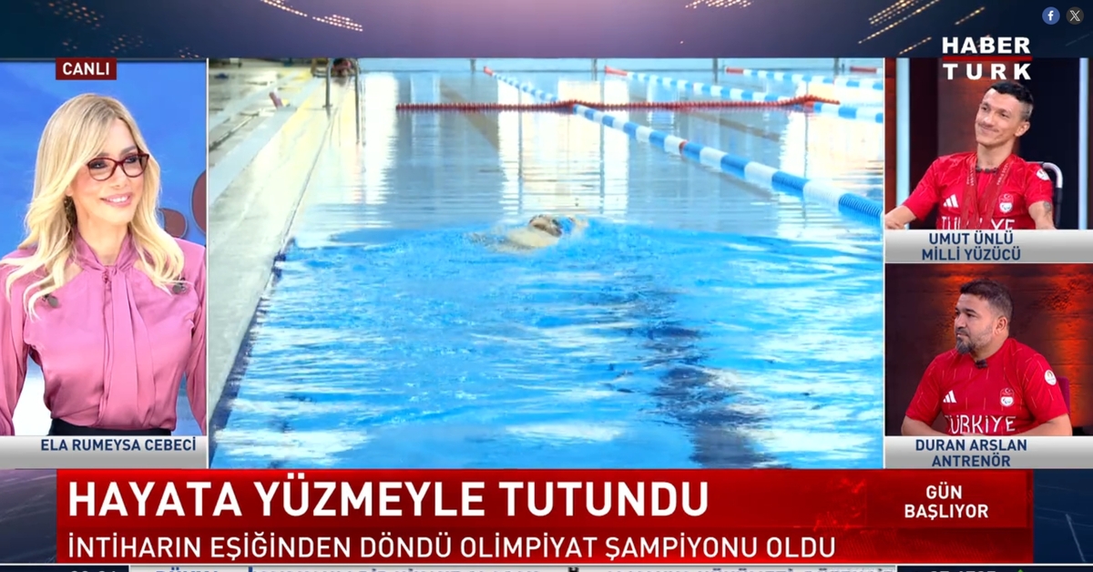 Hayata yüzmeyle tutundu!