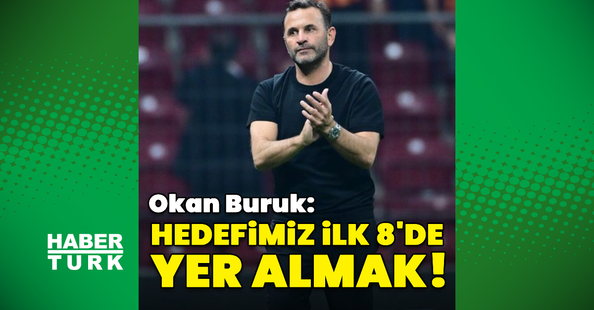 "Hedefimiz ilk 8'de yer almak!"