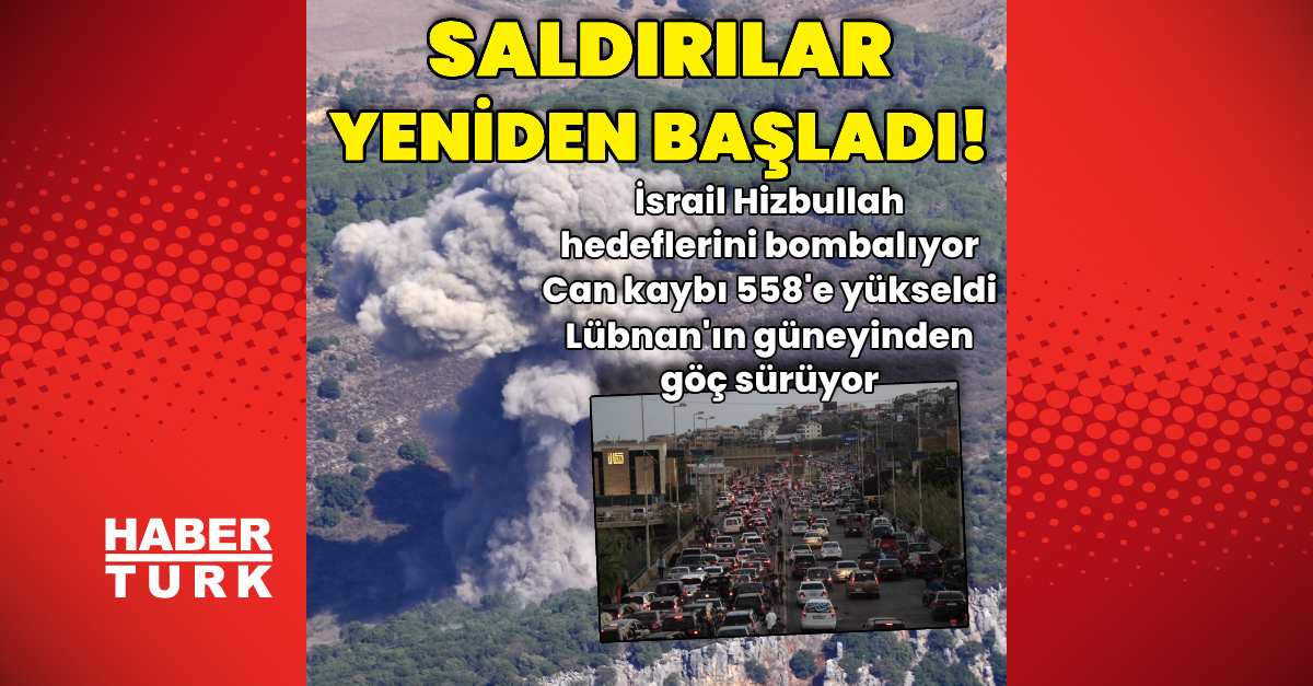 İsrail Lübnan'a yeniden saldırmaya başladı!