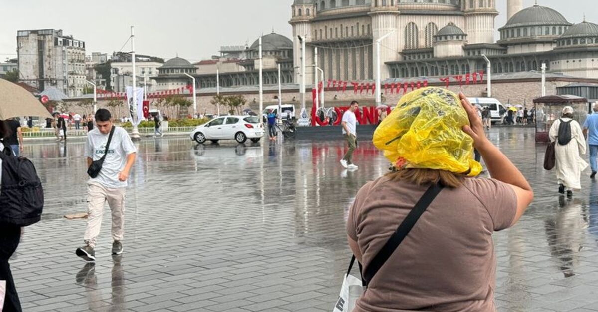 İstanbul'a kuvvetli ve gök gürültülü sağanak yağış uyarısı