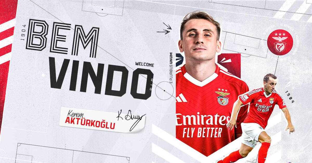 Kerem Aktürkoğlu, Benfica'da!