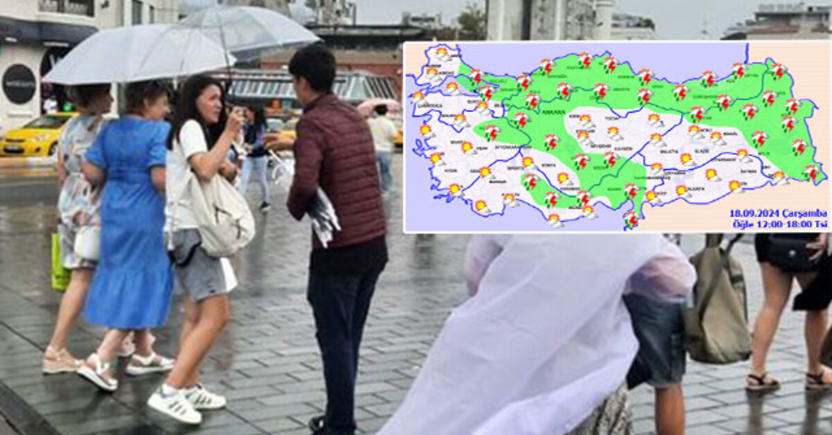 Meteoroloji'den kritik uyarı! 6 bölgede sağanak!