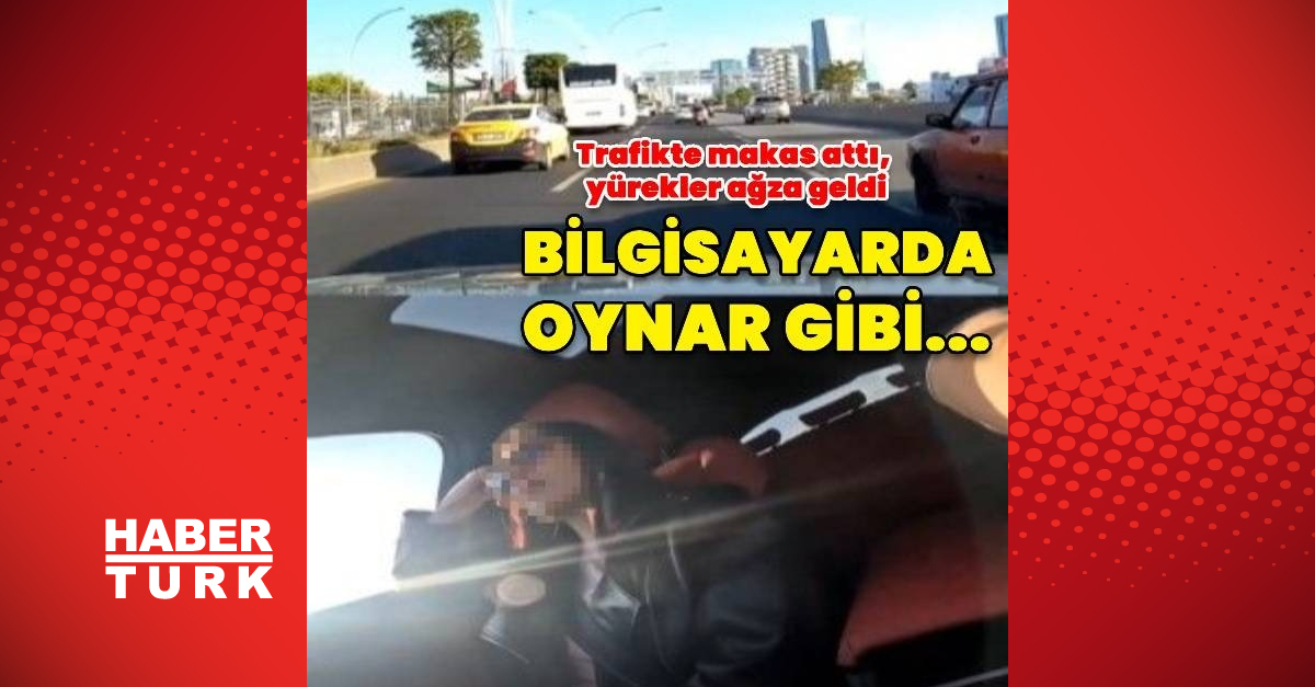 Trafikte makas atan sürücü gözaltında