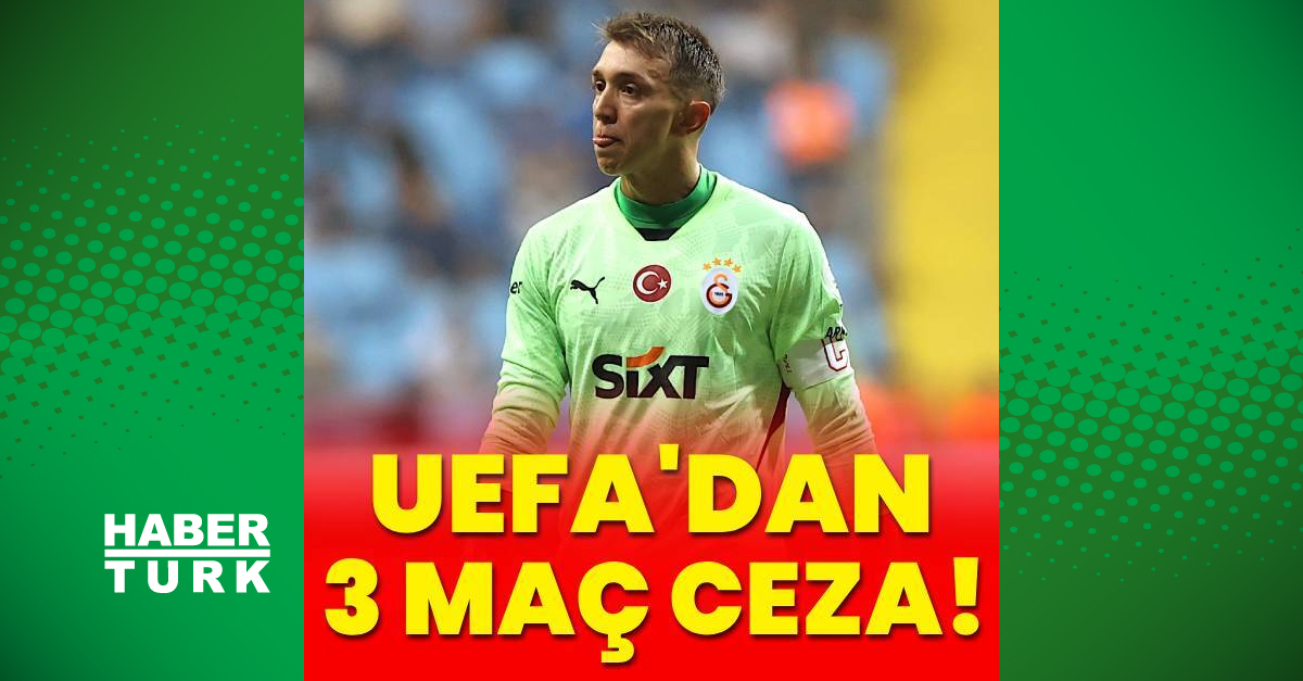 UEFA'dan Muslera'ya 3 maç ceza!