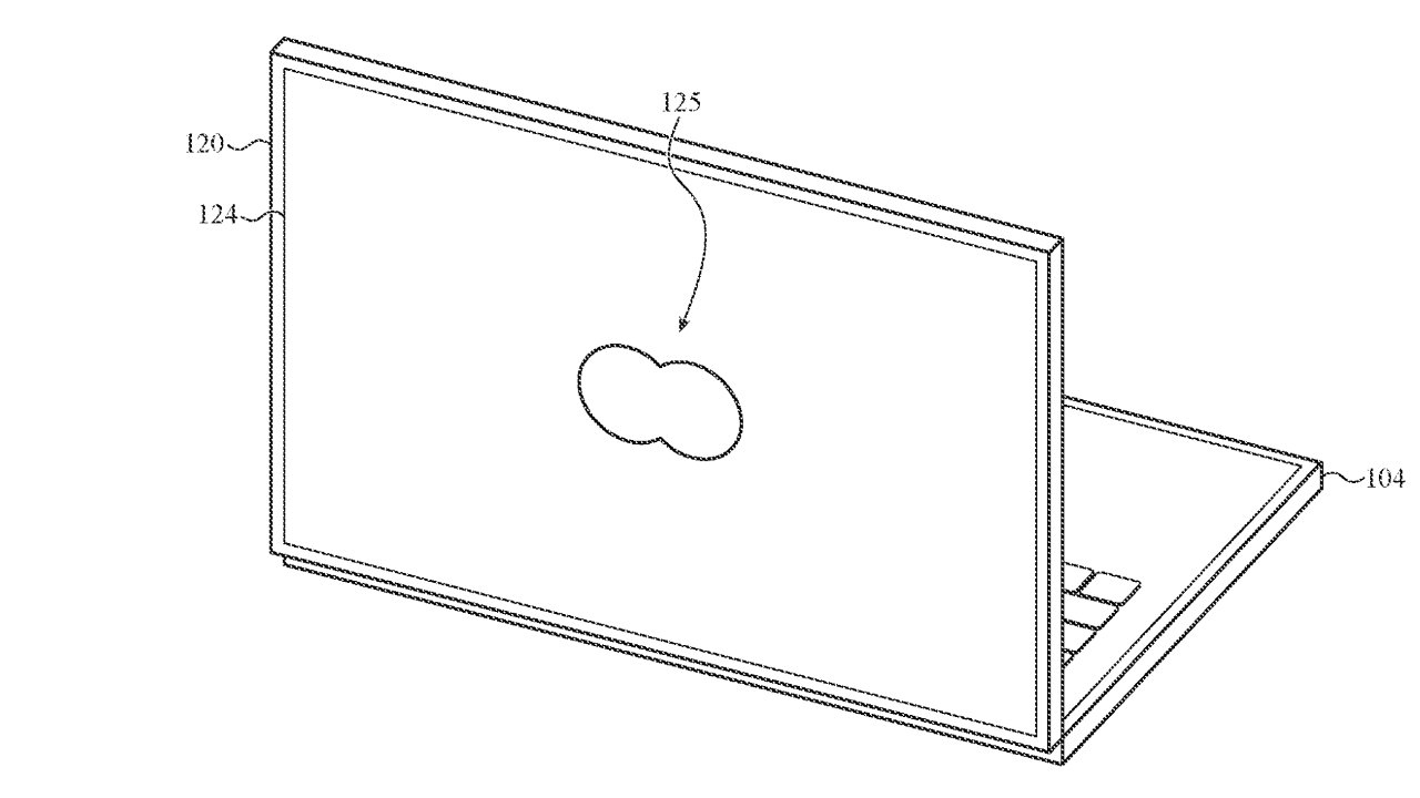 Apple Sanal Klavyeli Tamamen Cam MacBook Üzerinde Çalışıyor