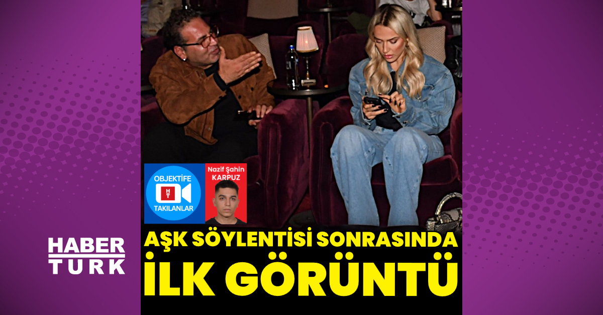 Aşk söylentisi sonrasında ilk görüntü