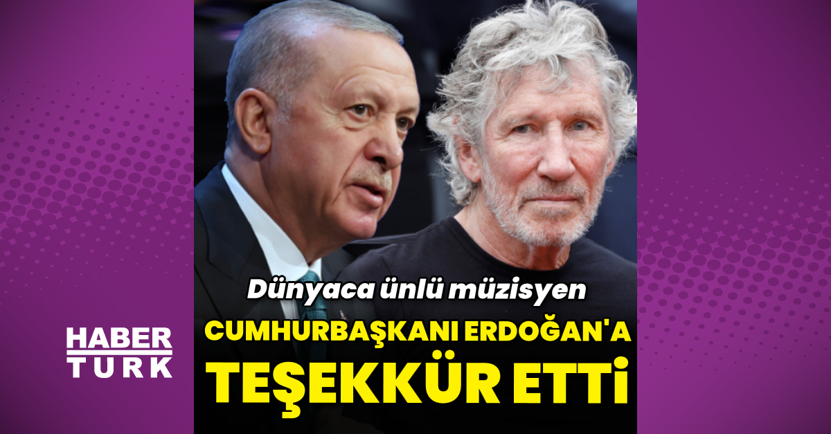 Cumhurbaşkanı Erdoğan'a teşekkür etti